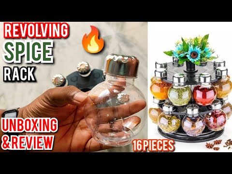 Revolving Spice Rack | 360 Masala Rack | Unboxing & Review | Meesho