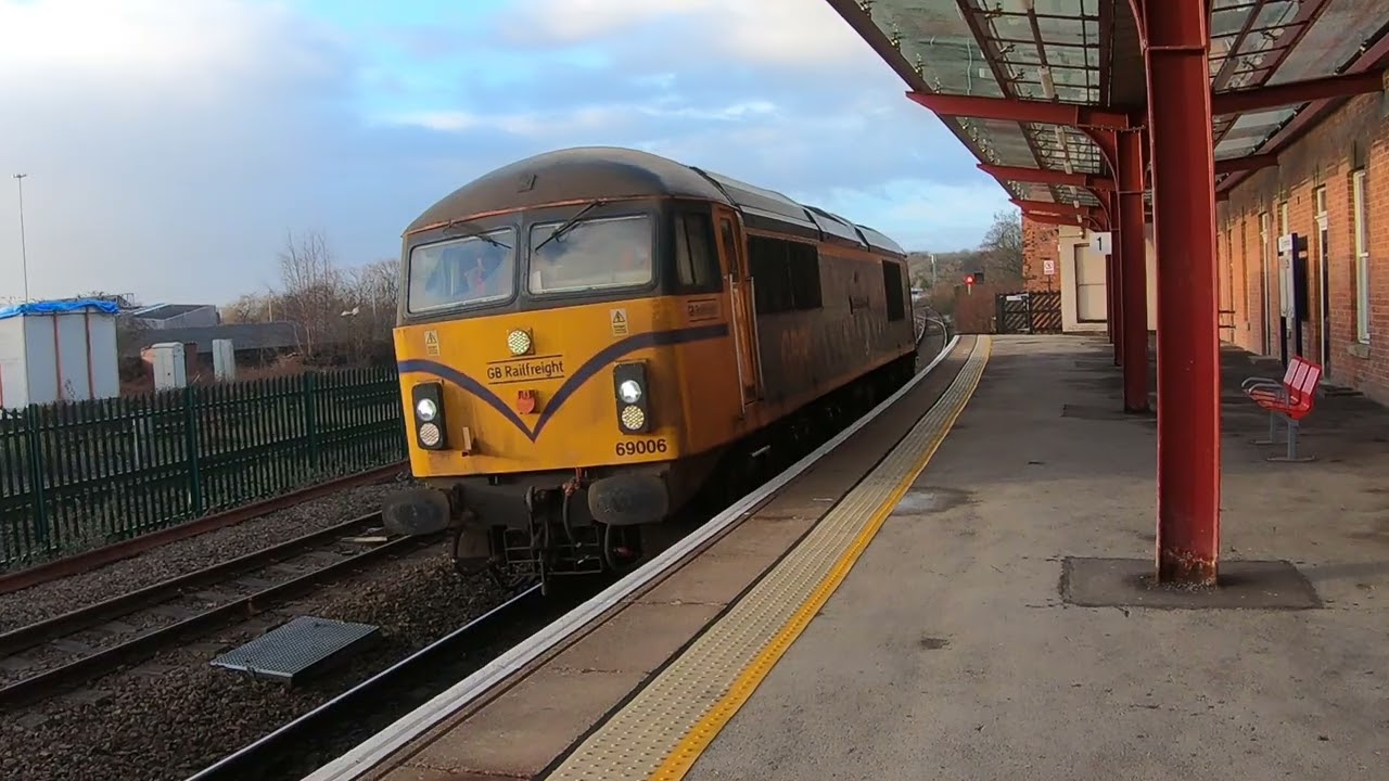 GB railfreight 69006 at Wakefield kirkgate 22/1/24.