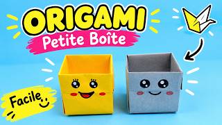 TUTO ORIGAMI : Comment faire une Boîte Kawaii en Papier Facile ! 📦✨