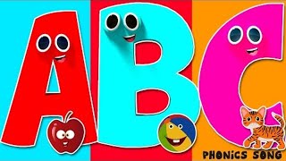 a b c alphabet song phonics song for beginners