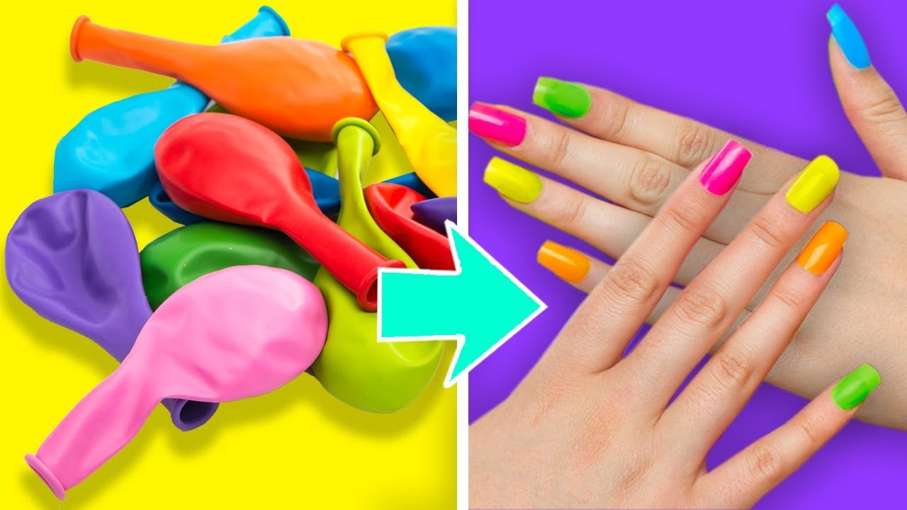 23 UNBELIEVABLY EASY HACKS FOR YOUR NAILS AND MANICURE IDEAS - YouTube