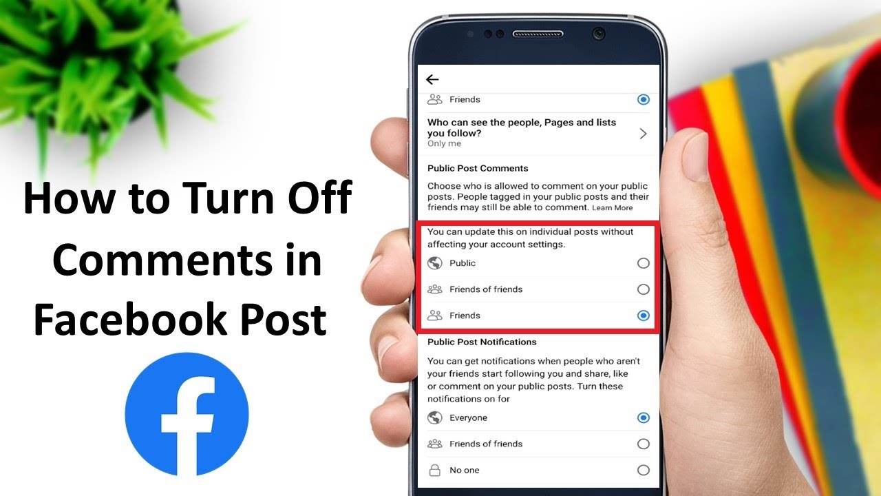 How to Turn Off Comments on Facebook Post in Android - YouTube