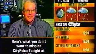 News CityTV News Flash  Jan 8 2003 with Mark Dailey
