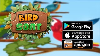Bird Sort Puzzle Lvl 1- 2 screenshot 2