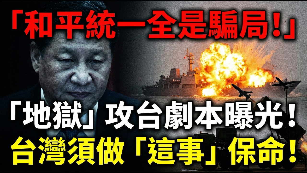 「和平統一」全是騙局！習近平「地獄」攻台劇本曝光！台灣必須做「這件事」！