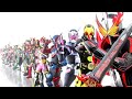 仮面ライダー＆スーパー戦隊が夏映画で共闘！歴代ヒーロー総勢83人集結 『セイバー＋ゼンカイジャー スーパーヒーロー戦記』特報