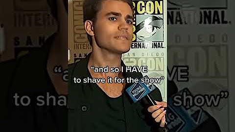 Stan the interviewer😌 #paulwesley#iansomerhander #stefansalvatore#thevampirediaries#tvdhumour#shorts