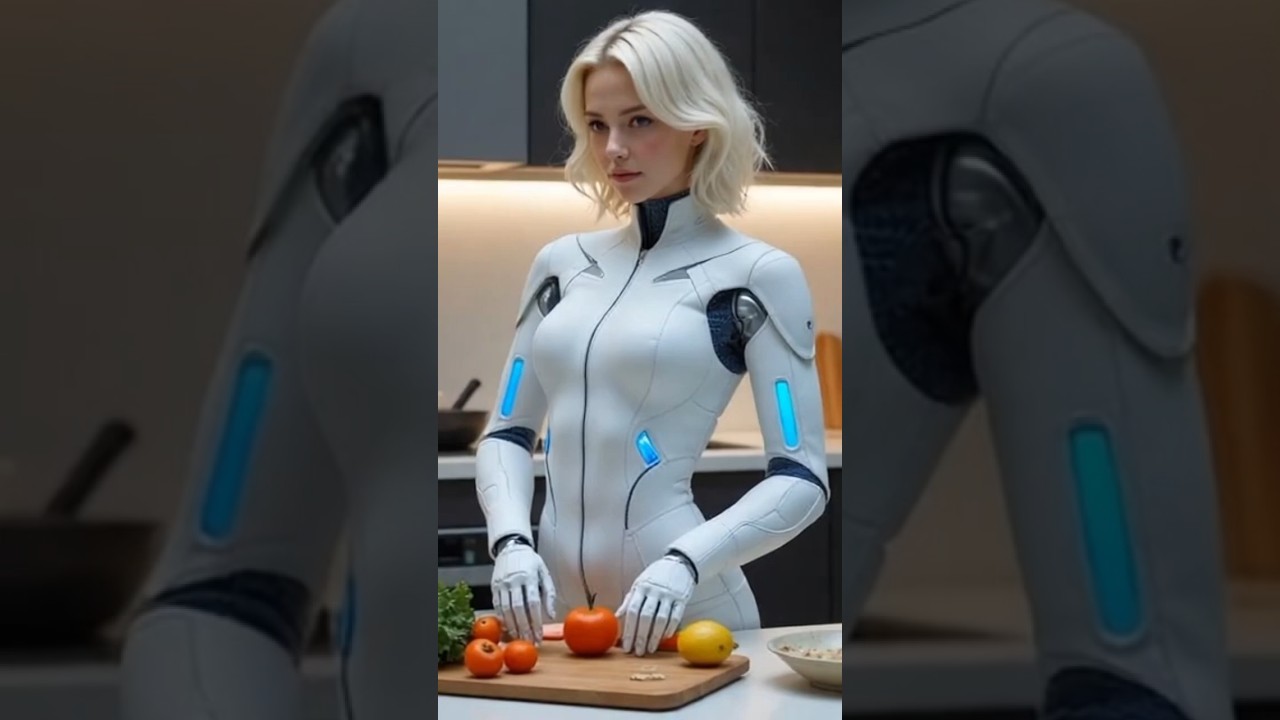 AI Chef with a Soul: A Futuristic Robot Serving Flavor & Feeling 