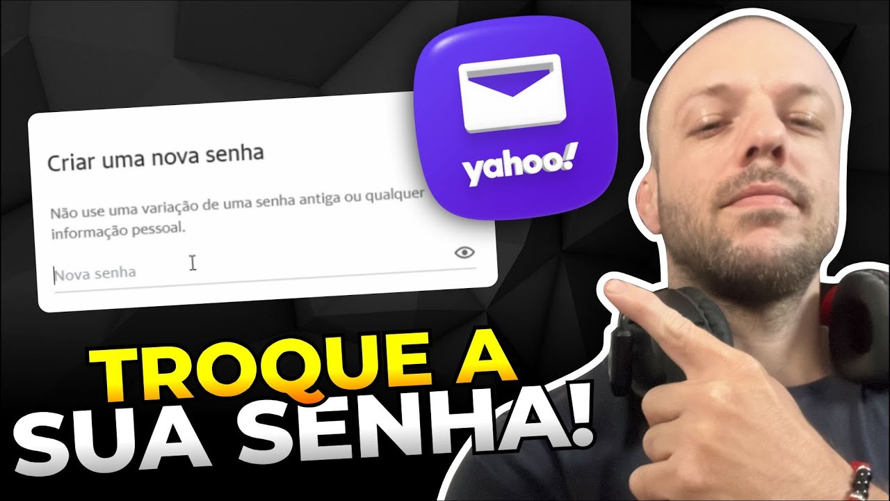 Como ALTERAR a SENHA da sua CONTA no YAHOO MAIL (DESIGN NOVO)