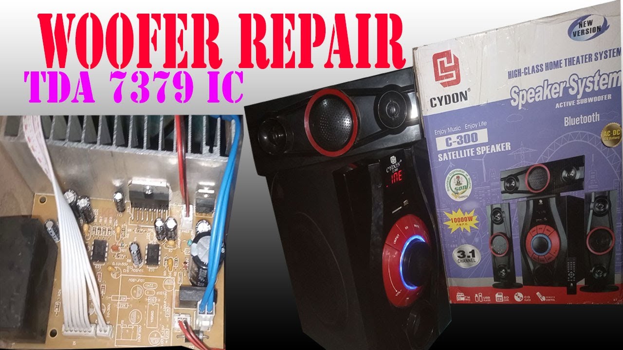Woofer repair TDA 7379