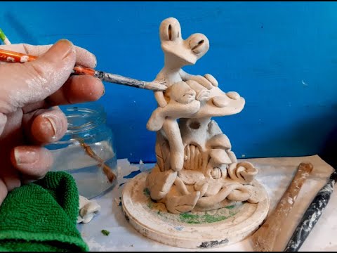 Sculpting with AIR DRY vs. POLYMER clay : PROs and CONs explained