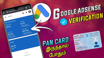 GoogleAdSense identity verification in 2020 | how to verify adsense account after 10 dollar in tamil