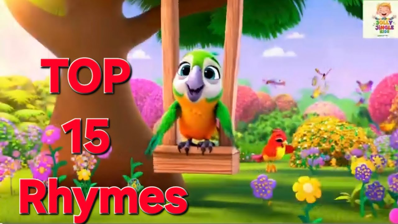 Top 15 Hindi Nursery Rhymes For Kids | Top Hindi Poems | Jolly Jingle Kids | Hindi Kavita
