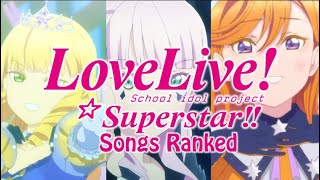 Ranking All Love Live! Superstar!! Anime Songs
