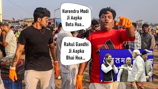 Puneet Superstar Reaction on Congress or BJP | Rahul Gandhi, Narendra Modi | Lok Sabha Election 2024