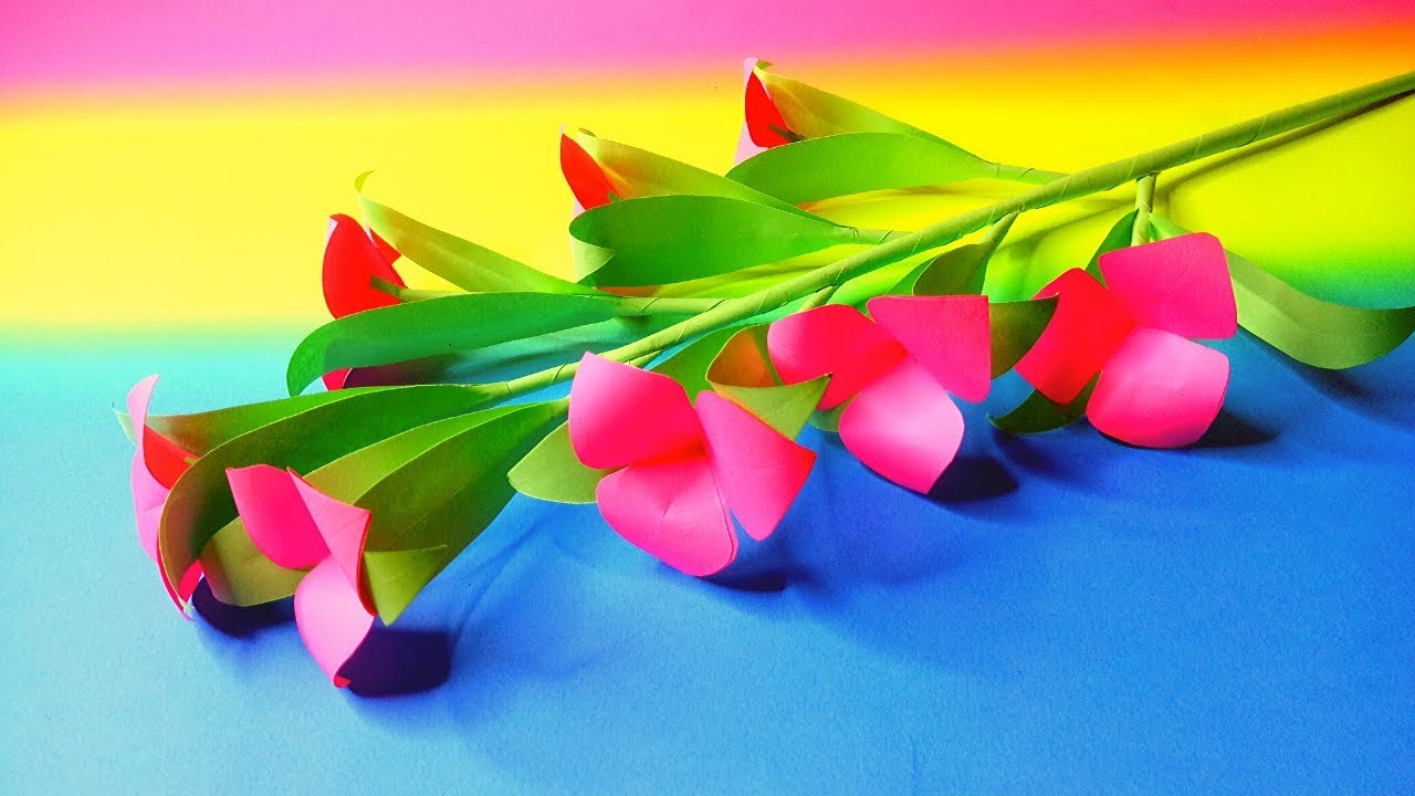Cara Membuat Bunga Lucu Kecil Mungil Dari Kertas Origami 