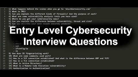 Nailing your First Cybersecurity Interview! (Junior Level)