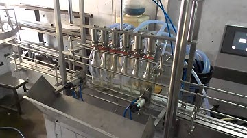 Bottle Vacuum filling machine , Overflow Filler for Glass bottle