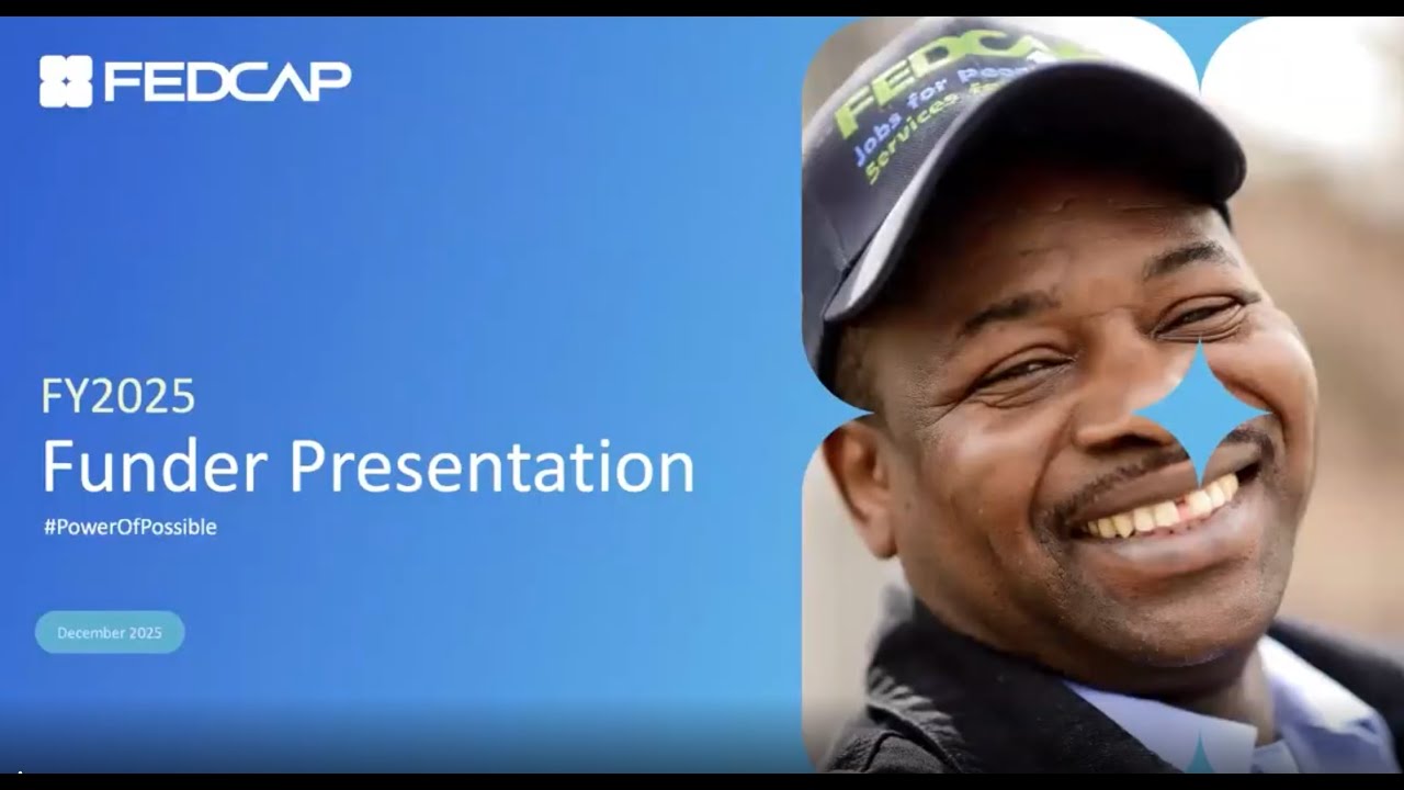 The Fedcap Group FY25 Full-Year Financial & Programmatic Results - YouTube
