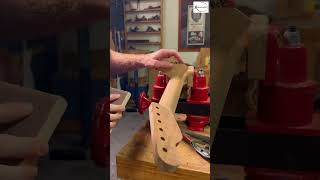 Guitar Making = Elbow Grease + Precision (sanding the perfect neck profile) #woodworking #guitar