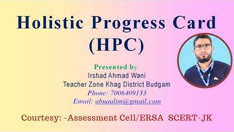 Holistic Progress Card