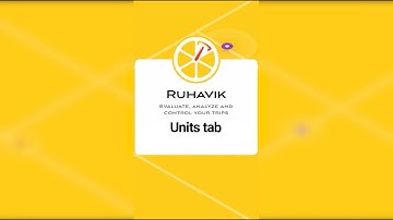 HOW TO use Units tab in RUHAVIK app!