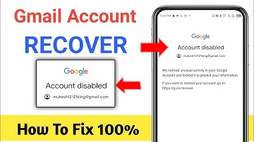 Google Account Disabled Problem | How To Fix Gmail Account Disabled Problem | Email Account Disabled