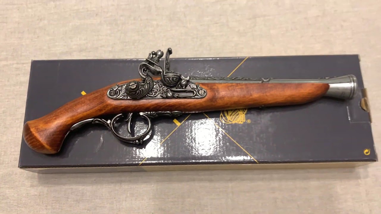 Пистоль кремневый Германия XVIII в., Flintlock pistol, Germany XVIII th C., Denix 1260/G