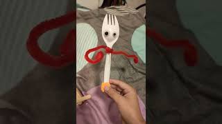 tutorial de cómo hacer un forky de Toy Story parte 1