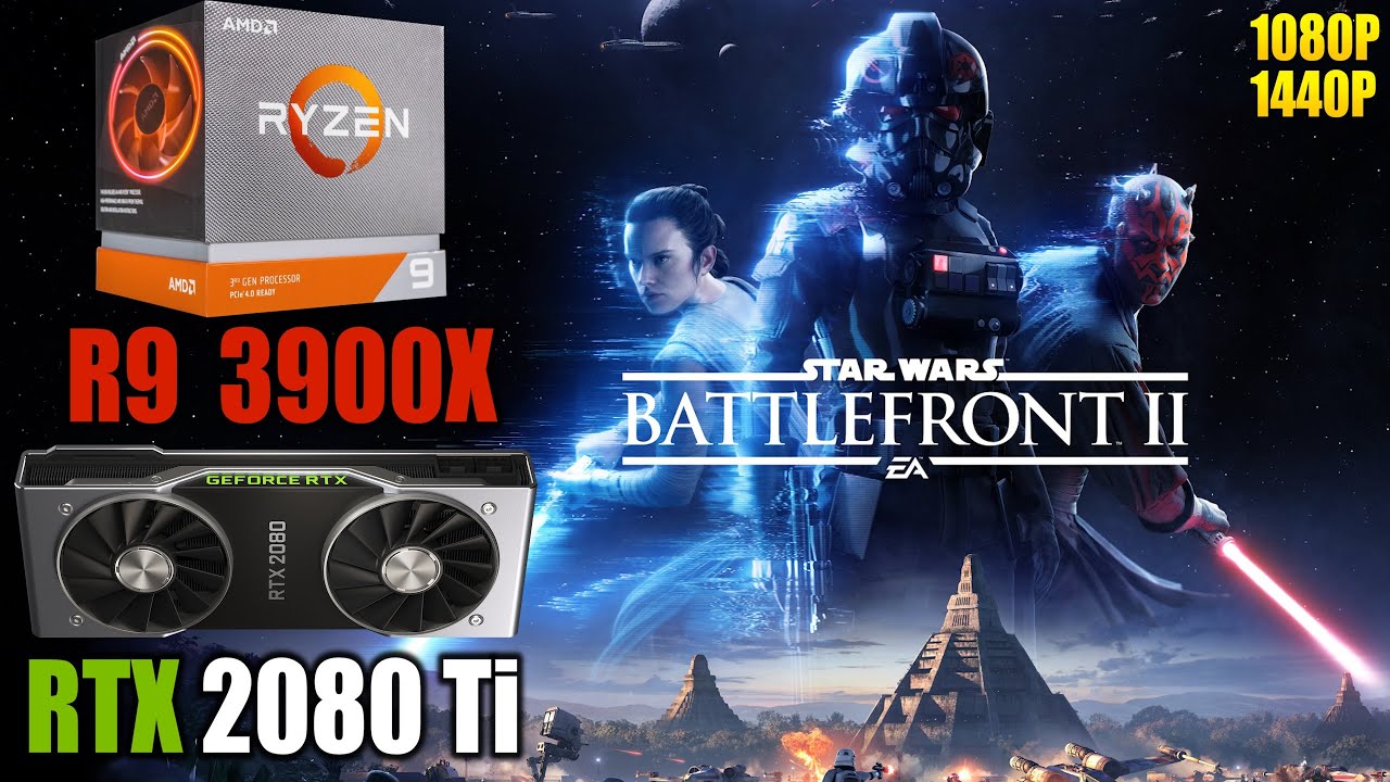Star Wars Battlefront II : Ryzen 9 3900X + RTX 2080 Ti | 1080P & 1440P | Low & Ultra Settings
