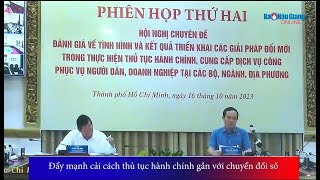 Đẩy mạnh cải cách thủ tục hành chính gắn với chuyển đổi số Đẩy mạnh cải cách thủ tục hành chính gắn với chuyển đổi số