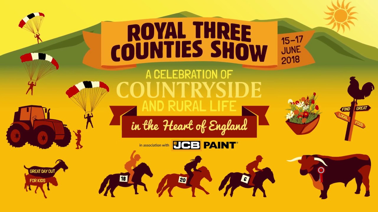 Royal Three Counties Show in association with JCB Paint video YouTube