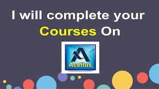 I will complete your courses on Acellus | Acellus Help