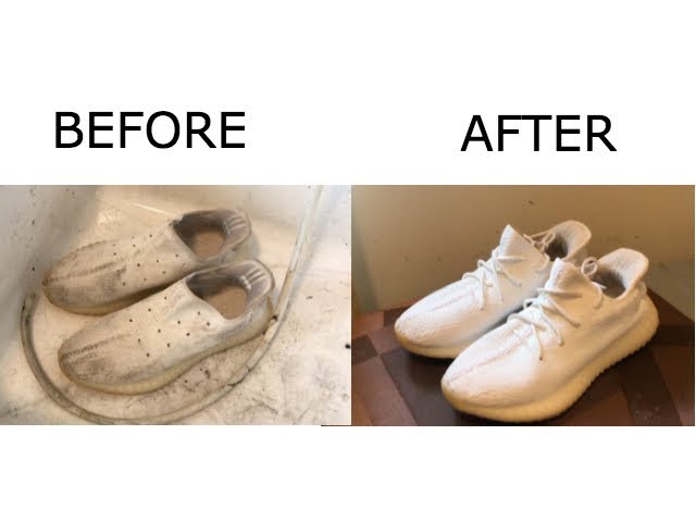 cleaning triple white yeezys