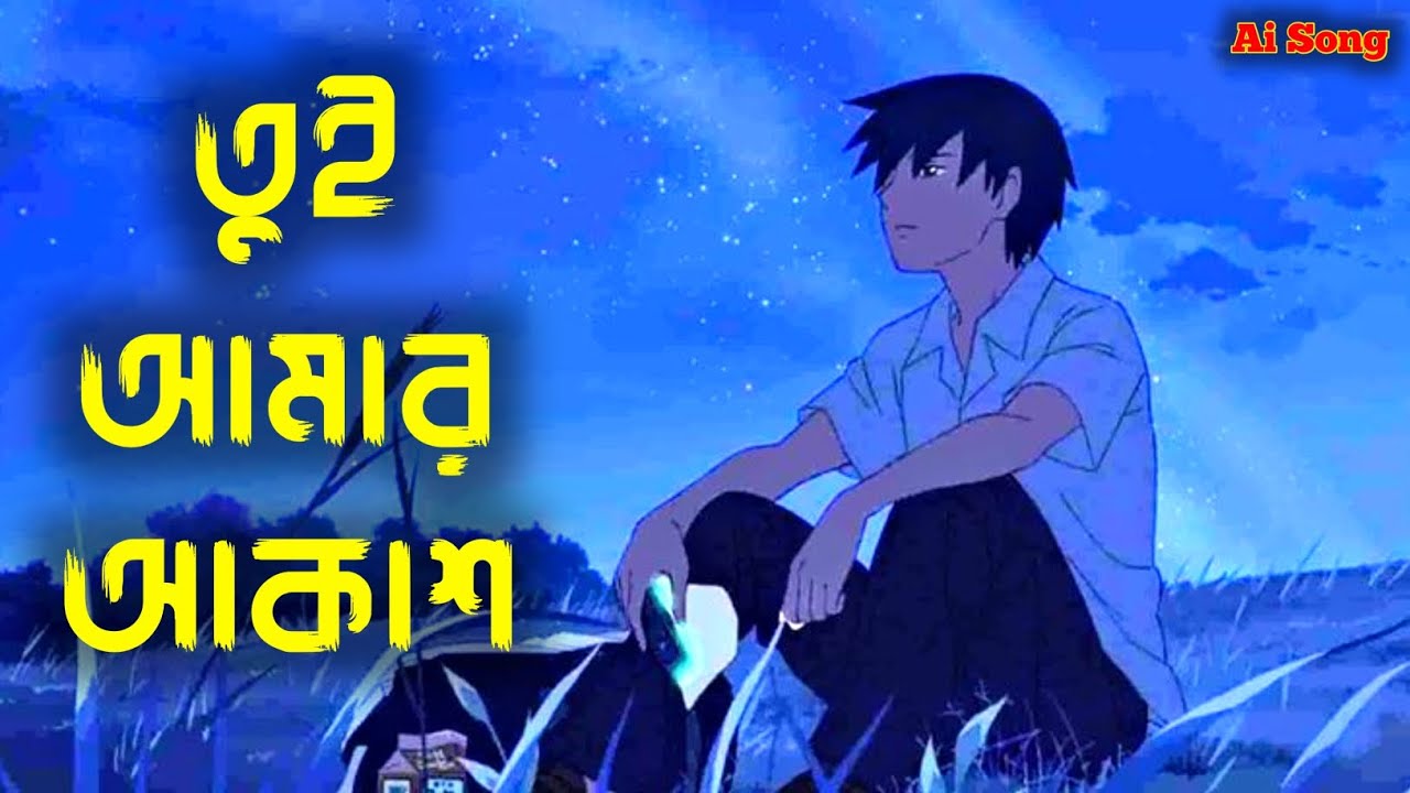 তুই আমার আকাশ | Tumi amar akash | Mind relaxing song | Bangla song | Romantic song | New song
