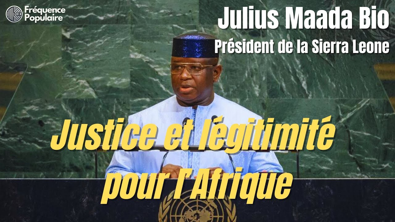 Julius Maada Bio à l’ONU : « L’Afrique doit avoir deux sièges permanents au Conseil de sécurité »