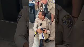 Unhinged Cop Threatens Huge Crowd For No Reason