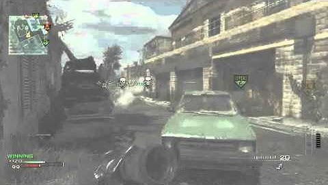 Mw3 Across The Map Throwing knife on Fallen