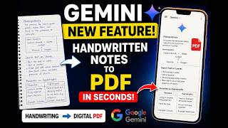 No Typing Needed! ✍️❌ AI Converts Handwritten Notes to PDF 📄⚡#NoTyping