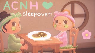 An Animal Crossing sleepover Ft. itz_peachii ! | Animal Crossing New Horizons🌙 🏠