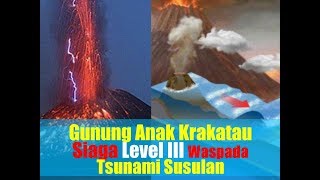 Gunung Anak Krakatau Siaga Level III, Waspada Tsunami Susulan Warga Diminta Hindari Radius 5 Km