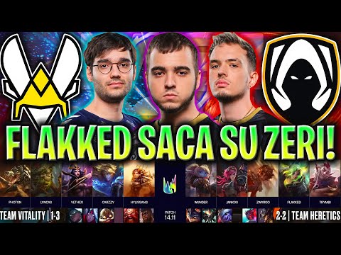 FLAKKED SACA SU ZERI CONTRA VITALITY EN LEC! | VIT vs TH RESUMEN LEC VERANO 2024 LVP ESPAÑOL