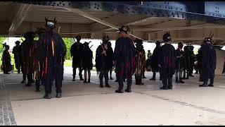 Beltane Border Morris & Wytchwood Morris joint Brimfield at Upton Folk Festival