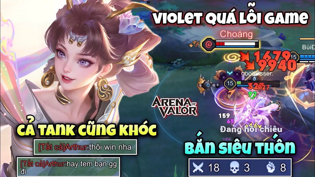 Violet Thật Quá Lỗi Game Sau Khi Tăng Sức Mạnh “ Bắn Phát Nào Thốn Phát Đấy “ Tanker Cũng Phải Khóc
