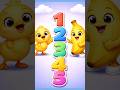 Learn Numbers 12345 with Chicky & Benny 🐥🍌 | Counting song for Kids #toddlerlearning #12345rhymes