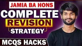 Jamia BA Hons Complete Revision Strategy 2026 | MCQ Hacks + Smart Study Plan