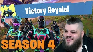 FORTNITE // TOP 1 ESPAÑA SEASON 4 SQUAD WINS PS4