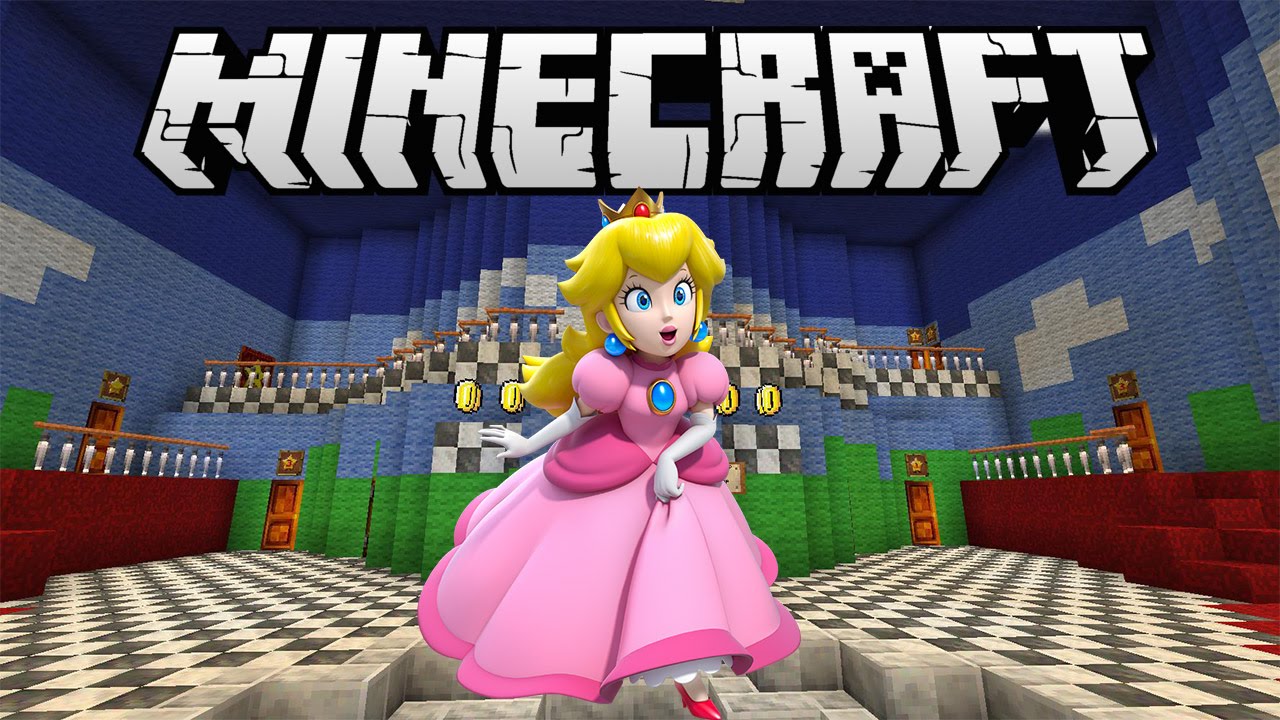 Minecraft: Princess Peach Aint Worth It!!! - Super Mario Parkour