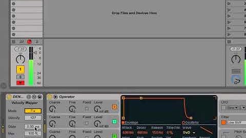 M4L Patch / Velocity Mapper / Demo