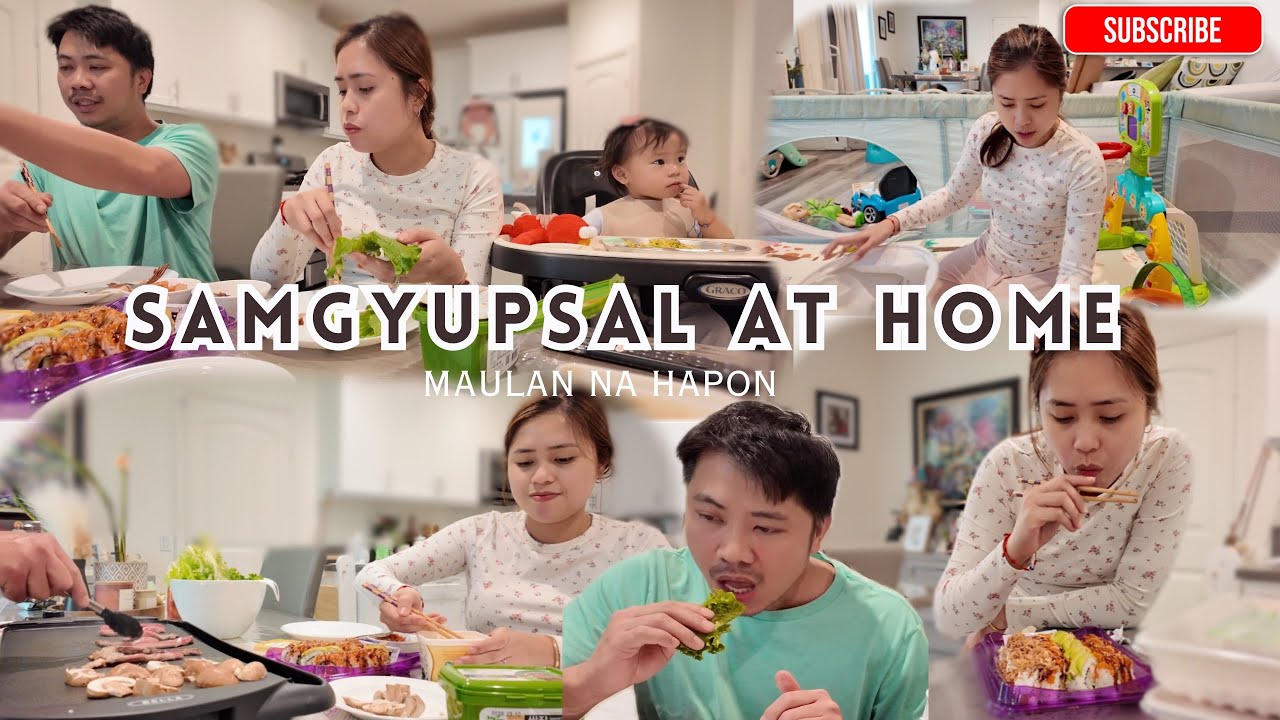 SAMGYUPSAL MUKBANG NAMAN TAYO | ISANG MAULAN NA HAPON #vlog #pinayinamerika
